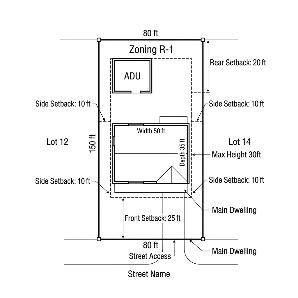 Real Zonely report page showing zoning rules in plain English